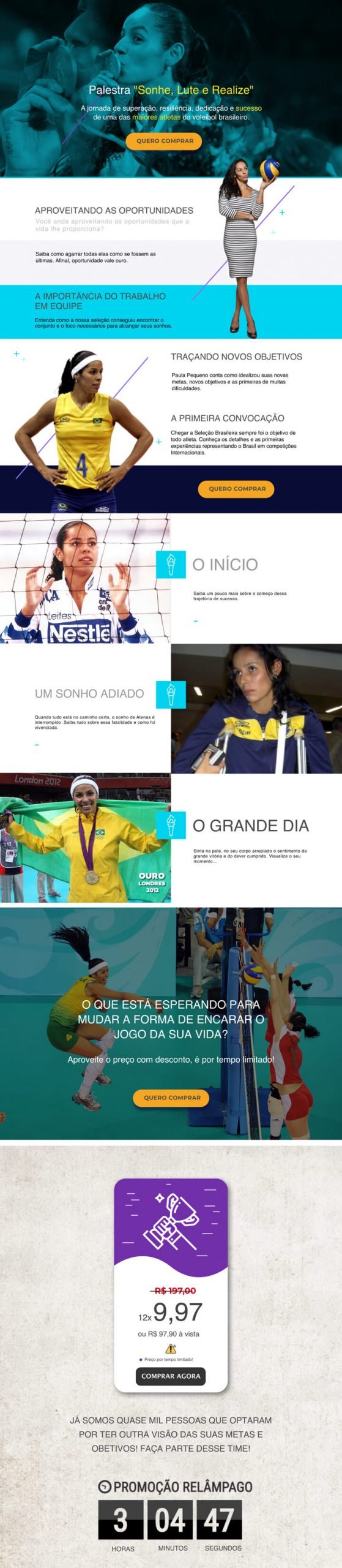 Landing pages & experiências — peça 2